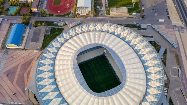 Volgograd Rusia Septiembre 2020 Volgograd Arena Rotor Stadium Vista Atardecer — Foto de Stock