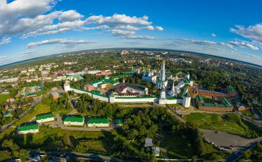 Sergiev Posad, Rusya. Kutsal Üçlü Sergius Lavra. Hava görünümü