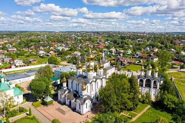 Pereslavl Zalessky Rusia Iglesia Anunciación Santísima Theotokos Campanario Monasterio Nikolsky —  Fotos de Stock