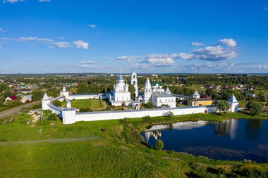 Pereslavl-Zalessky, Rus. Nikitsky Manastırı. Hava görünümü