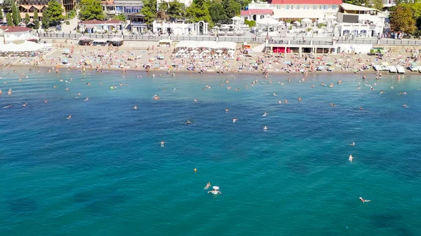 Sudak Crimea Septiembre 2020 Embankment Sudak Costa Del Mar Negro — Foto de Stock