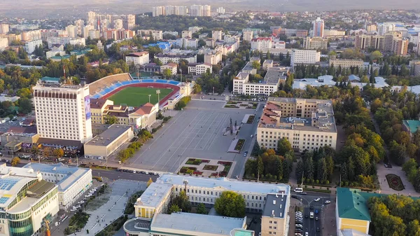 Stavropol Russia Settembre 2020 Lenin Square Dynamo Stadium Duma Del — Foto Stock