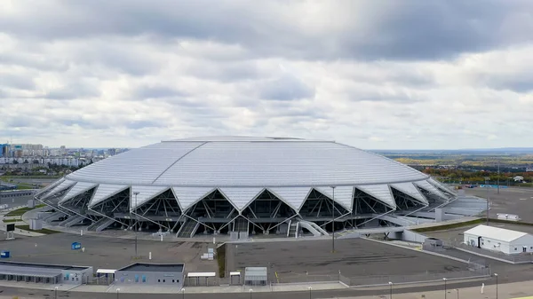 Samara Russie Septembre 2020 Samara Arena Stadium Nuages Automne Vue — Photo