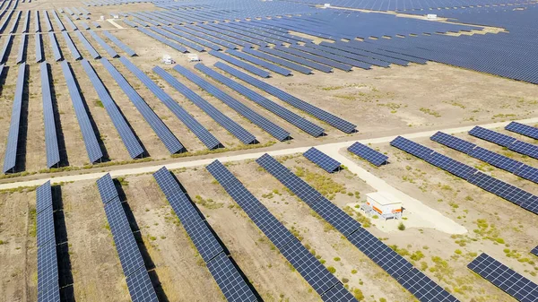 Russie Territoire Stavropol Centrale Solaire Par Temps Clair Ensoleillé Vue — Photo