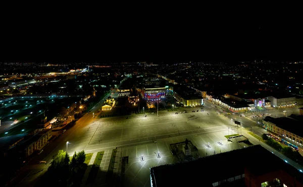 Tula Russia Lenin Square Piazza Centrale Della Città Vista Aerea — Foto Stock