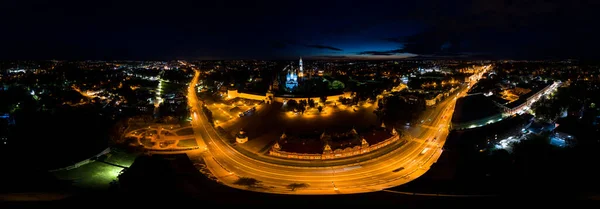 Sergiev Posad Rusia Santísima Trinidad Sergio Lavra Plaza Krasnogorskaya Vista —  Fotos de Stock