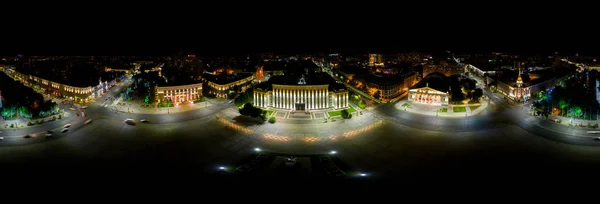 Woroneż Rosja Sierpnia 2020 Rząd Woroneski Plac Lenina Teatr Opery — Zdjęcie stockowe