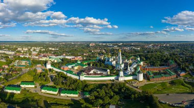 Sergiev Posad, Rusya. Kutsal Üçlü Sergius Lavra. Hava görünümü