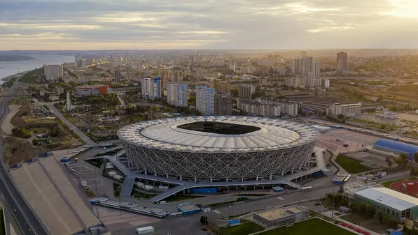 Волгоград Росія Вересня 2020 Волгоградська Арена Стадіон Ротор Вид Заходу — стокове фото