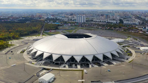 Samara Russie Septembre 2020 Samara Arena Stadium Nuages Automne Vue — Photo