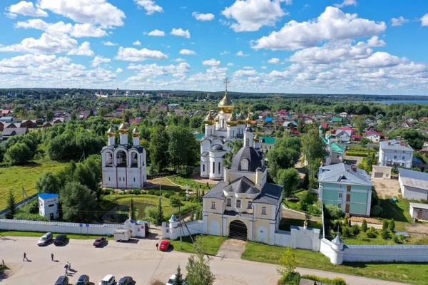 Переславський Залеський Росія Монастир Миколаїв Няня Вид Повітря — стокове фото