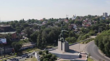 Rostov-on-Don, Rusya. 1902 Grevi anıtı. 4K