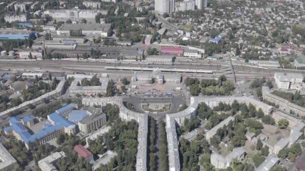 Βορόνεζ, Ρωσία. Κεντρικός σταθμός της πόλης Voronezh. 4K — Αρχείο Βίντεο