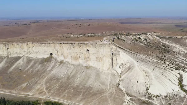 Belaya Skala克里米亚岩层 白岩山 空中景观 — 图库照片