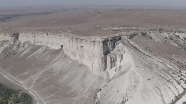Belaya Skala克里米亚岩层-白岩山.4K — 图库视频影像