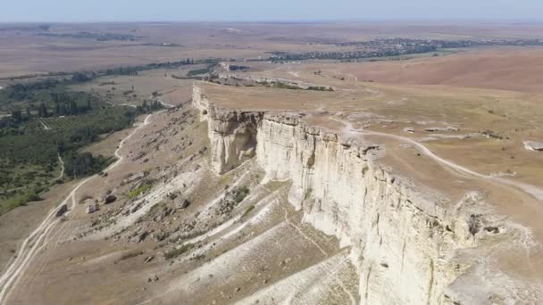 Belaya Skala, Crimea. Formación Rock - Mount White Rock. 4K — Vídeos de Stock