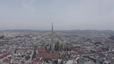 Viyana, Avusturya. St. Stephen Katedrali (Almanya: Stephansdom). Katolik Katedrali - Avusturya 'nın ulusal sembolü. 4K