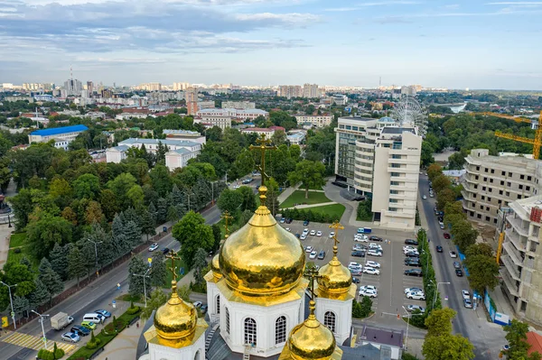 러시아 크라스 노다르 2020 축복받은 알렉산더 네브스키 왕자의 대성당 도시의 — 스톡 사진