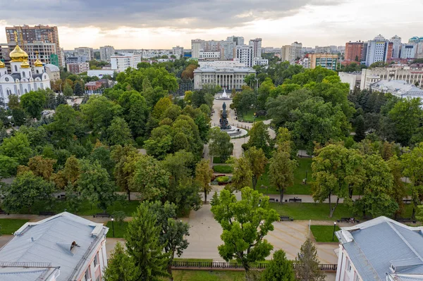 Krasnodar Oroszország Augusztus 2020 Monument Empress Catherine Krasznodar Terület Törvényhozó — Stock Fotó