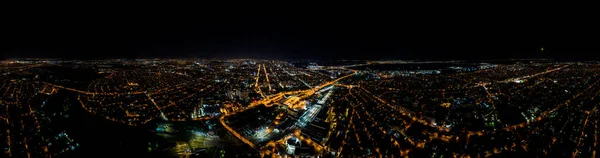 Rostov Don Russia Railway Station Rostov Glavniy Night Panorama City — Stock Photo, Image