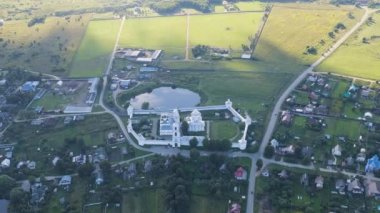 Pereslavl-Zalessky, Rusya. Nikitsky Manastırı - Rus Ortodoks Kilisesi 'nin Pereslavl Piskoposluğu Manastırı. 4K