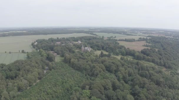 Suède. Château sur les rives du détroit d'Oresund. 4K — Video