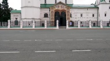 Rusya, Yaroslavl. Sovyet Meydanı. Peygamber Elijah 'ın tapınağı. 4K