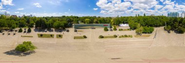 Krasnodar, Rusya - 29 Ağustos 2020: Askeri Malzemeler Müzesi 