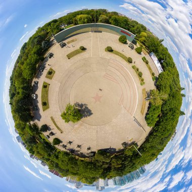 Krasnodar, Rusya - 29 Ağustos 2020: Askeri Malzemeler Müzesi 