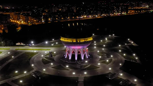 Kazan Rusko Srpna 2020 Letecký Pohled Kazaňské Rodinné Centrum Svatební — Stock fotografie