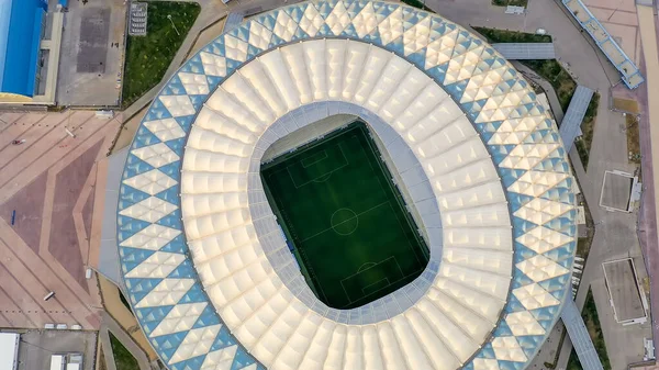 Volgograd Rusya Eylül 2020 Volgograd Arena Rotor Stadyumu Günbatımında Görüntüle — Stok fotoğraf