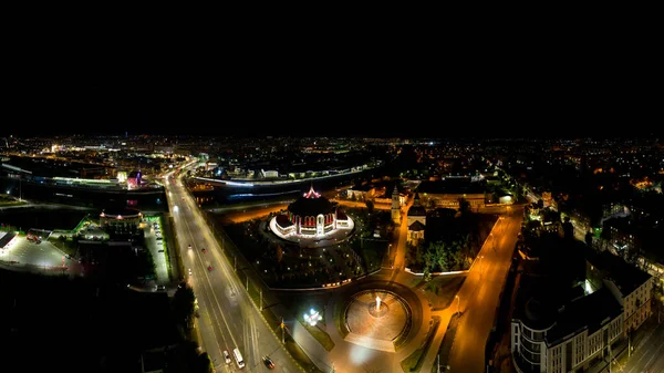 Tula Rusya Ağustos 2020 Silah Müzesi Gece Panorama Hava Görüntüsü — Stok fotoğraf
