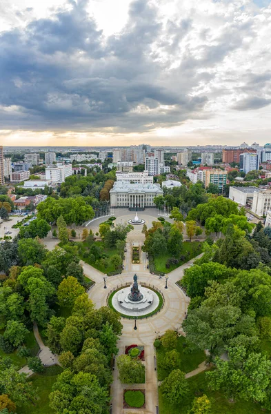 Krasnodar Rusia Agosto 2020 Monumento Emperatriz Catalina Asamblea Legislativa Del — Foto de Stock