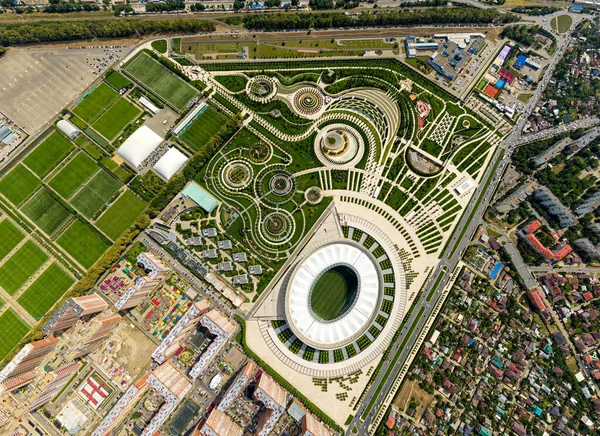 Краснодар Росія Серпня 2020 Стадіон Краснодар Державний Парк Краснодар Вид — стокове фото