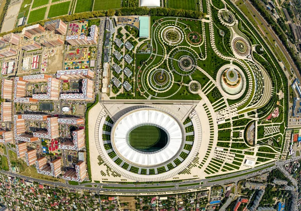 Krasnodar Russia August 2020 Krasnodar Stadium Public Park Krasnodar Aerial — Stock Photo, Image