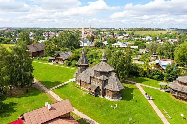 Suzdal Rusya Kozlyat Evo Köyünden Dönüşüm Kilisesi Yüzyılın Ortalarında Tahta — Stok fotoğraf