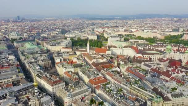 Vienna, Austria. St. Stephen's Cathedral (Germany: Stephansdom). Catholic Cathedral - the national symbol of Austria. 4K — Stock Video