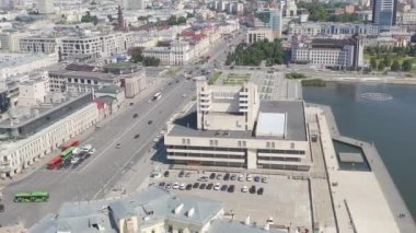 Kazan, Rusya. Galiaskar Kamala adlı Tatar Devlet Akademik Tiyatrosu. 4K