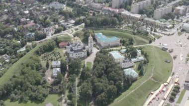 Dmitrov, Rusya. Dmitrov Kremlin 'de bulunan Kutsal Bakire Meryem' in Varsayımı Katedrali. 16. yüzyılın başlarında yapılmış bir mimari anıt. 4K