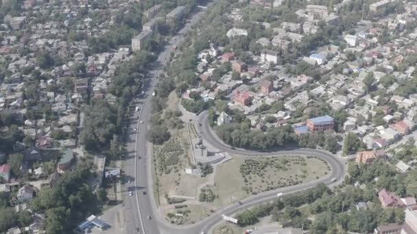 Rostov-on-Don, Rusia. Monumento a la huelga de 1902. 4K — Vídeo de stock