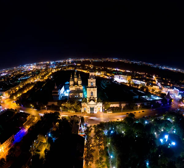 Astrakhan Rússia Astrakhan Kremlin Catedral Assunção Campanário Kremlin Astrakhan Vista — Fotografia de Stock