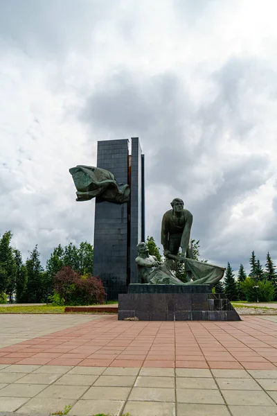 Ivanovo Rusia Agosto 2020 Monumento Los Combatientes Revolución 1905 —  Fotos de Stock