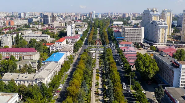 Krasnodar Rusia Agosto 2020 Alexandrovsky Boulevard Park Monumento Santa Mártir — Foto de Stock