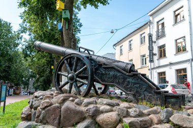 Yaroslavl, Rusya - 15 Ağustos 2020: Anıt 