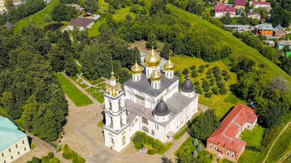 Дмитров Росія Собор Успіння Пресвятої Діви Марії Розташований Кремлі Дмитрова — стокове фото