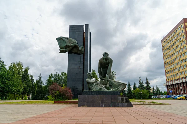 Ivanovo Rusland Augustus 2020 Monument Voor Strijders Van Revolutie Van — Stockfoto