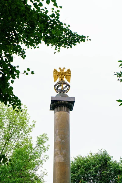 Yaroslavl Rússia Agosto 2020 Pilar Demidov Yaroslavl Monumento Pavel Grigorievich — Fotografia de Stock