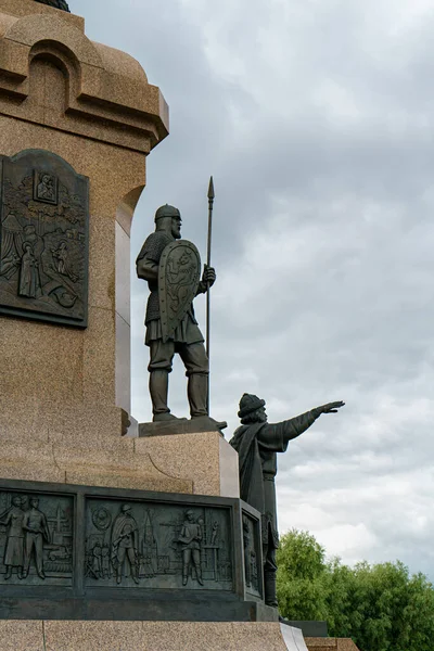 Yaroslavl Rusia Agosto 2020 Strelka Park Monumento 1000 Aniversario Yaroslavl —  Fotos de Stock