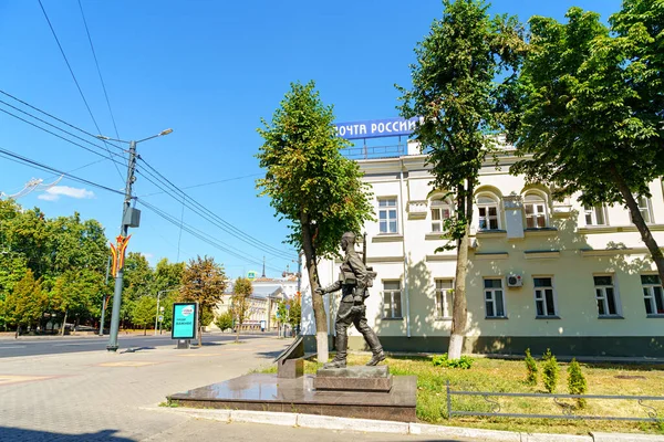 Voronezh Rusland Augustus 2020 Monument Voor Front Postbode Herdenkingscomplex Victory — Stockfoto