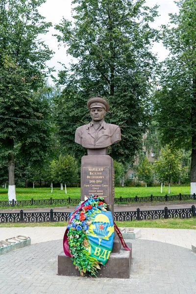 Yaroslavl Ρωσία Αυγούστου 2020 Μνημείο Του Μαργκέλοφ Πλατεία Δόξα Μάχης — Φωτογραφία Αρχείου